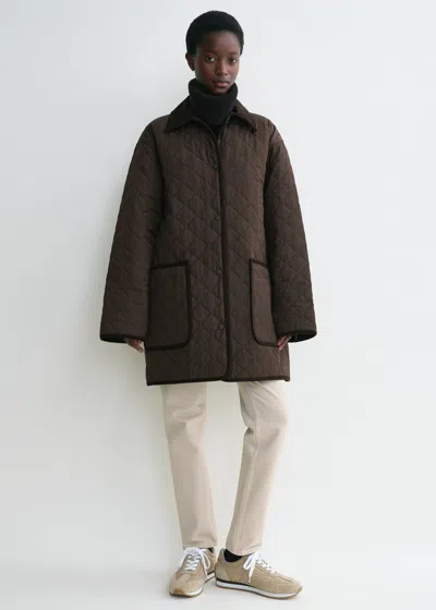 Totême Quilted Barn Jacket Espresso