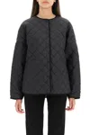 Totême Toteme Quilted Short Jacket In Black