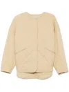 Totême Toteme Quilted Jacket In Neutrals