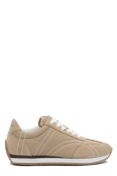 Totême Toteme Nylon Low-top Sneakers In Beige
