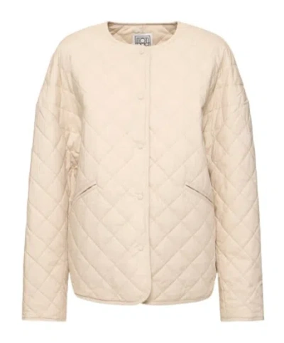 Totême Quilted Long-sleeved Cotton Suit