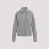 Totême Cardigan In Grey Melange