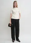 Totême Raglan-sleeve Terry Knit White In White