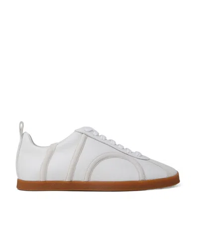 TOTÊME TOTÊME ROUND-TOE LACE-UP SNEAKERS