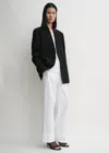 Totême Raw Lapel Jacket Black