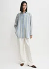 Totême Relaxed Linen-blend Shirt Madras Check In Madras Check