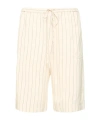 Totême Relaxed Pinstriped Shorts