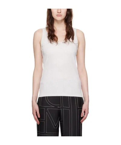 TOTÊME TOTÊME RIBBED SLEEVELESS TANK TOP