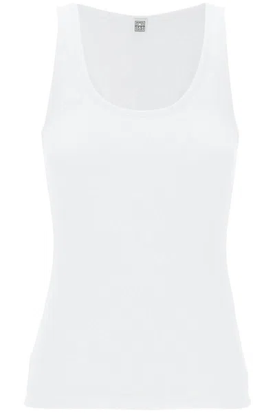 TOTÊME "RIBBED JERSEY TANK TOP WITH