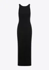 Totême Toteme Women Tank Dress With Curved Armholes In Black