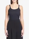 Totême Knitted Tank Top In Black