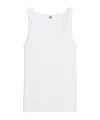 Totême Toteme Compact Knit Tank In White