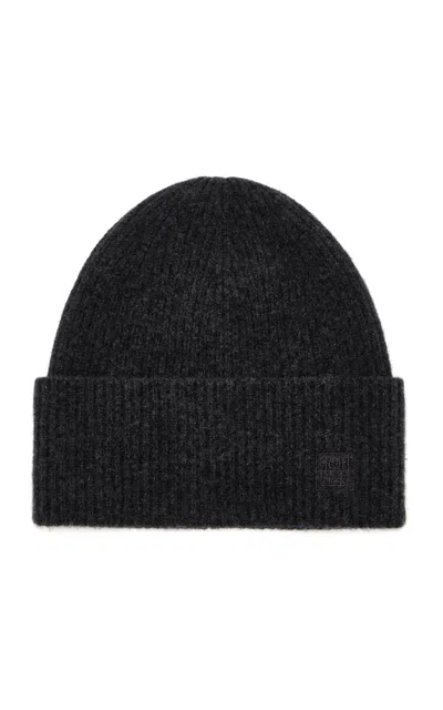 TOTÊME RIBBED WOOL-CASHMERE BEANIE