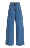 TOTÊME RIGID HIGH-RISE WIDE-LEG JEANS