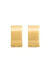 Totême Ring Earrings In Yellow