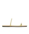 Totême Round Head Slippers In Nude