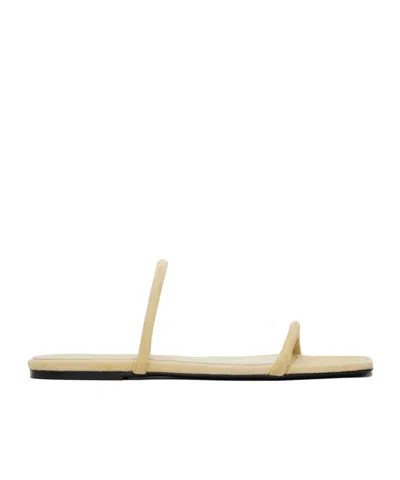 Totême Round Head Slippers In Nude