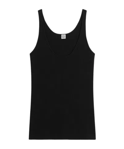 Totême Toteme Women Knitted Tank Top In Black