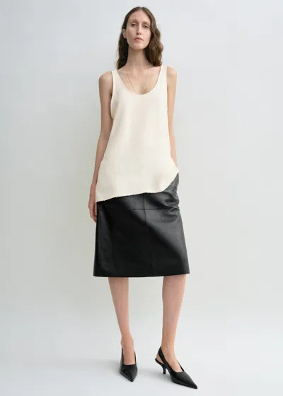 Totême Sablé Tank Macadamia In White