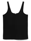 Totême Sablé Tank Top In Black