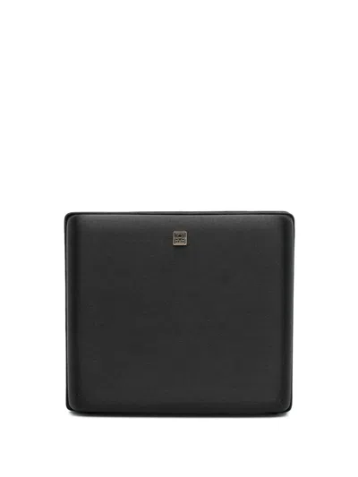 Totême Satin Box Clutch In Black