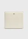 Totême Toteme Satin Box Clutch In Ecru