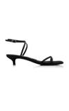 Totême Leather Crossover Heeled Sandals 35