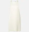 Totême Satin Minidress In White
