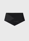 Totême Satin Triangle Scarf Black In Black