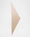 Totême Satin Triangle Scarf In Ecru 116