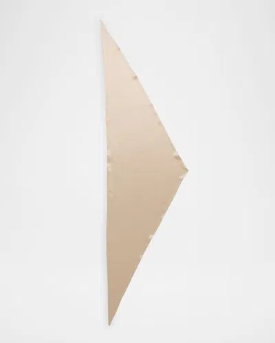 Totême Satin Triangle Scarf In Neutral