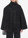 Totême Mantel Toteme Damen Farbe Schwarz