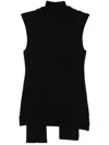 Totême Scarf-detailing Sleeveless Top In 黑色