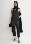 Totême Scoop-neck Dress Black In Black