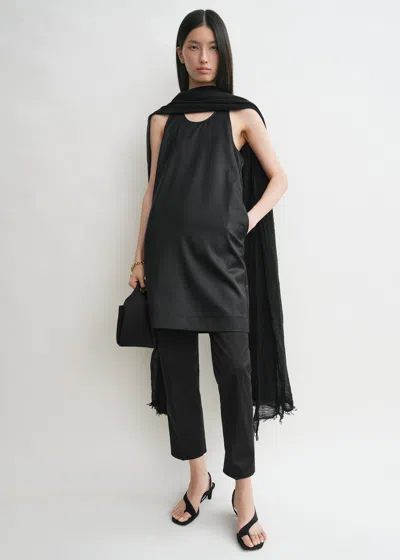 Totême Scoop-neck Dress Black