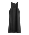 Totême Scoop-neck Mini Dress In Black