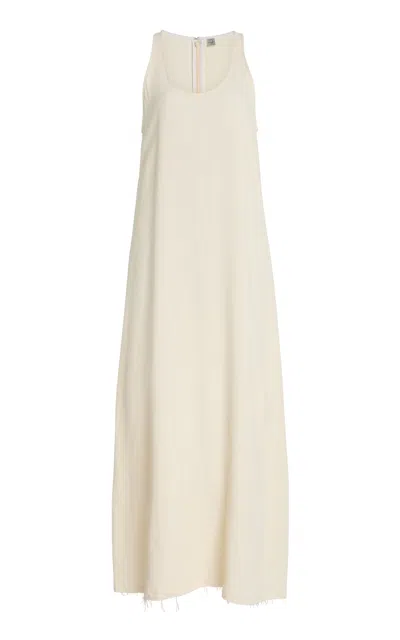 Totême Scoop-neck Sablé Dress