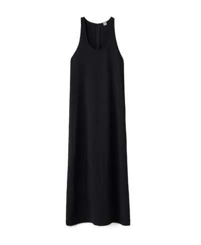 Totême Scoop-neck Sleeveless Dress In Black