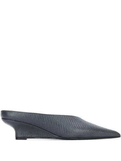 Totême Sharp Mules In Grey