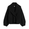 Totême Shawl-lapels Cardigan In Black 001