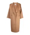 Totême + Net Sustain Signature Wool-blend Coat In Brown