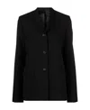 Totême Toteme Women Wool Single-breasted Jacket In Black