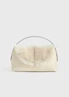 Totême Shearling Bag Ecru In Ecru