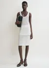 Totême Short Knit Skirt White