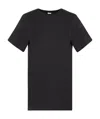Totême Classic Ribbed T-shirt In Black