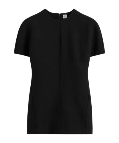 Totême Short-sleeved T-shirt In Black