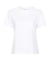 Totême Toteme Women Crew-neck Organic Cotton T-shirt In White
