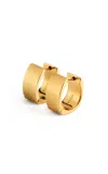 Totême Signature 18k Gold-plated Hoop Earrings
