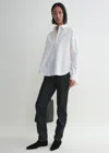 Totême Signature Cotton Shirt White In White