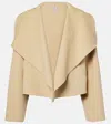 Totême Toteme Signature Double Face Wool Jacket In Peanut